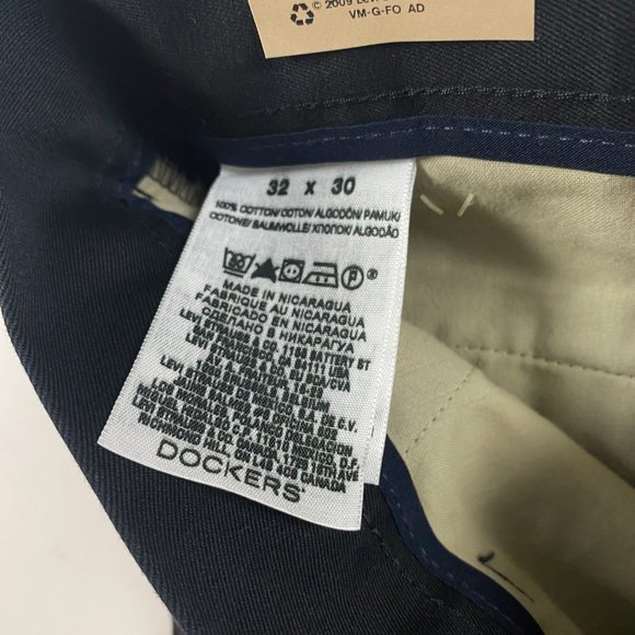 Dockers D2 Flat Front Straight Fit Signature Khaki Pants Chinos Men's 32 x 30 - Picture 9 of 14